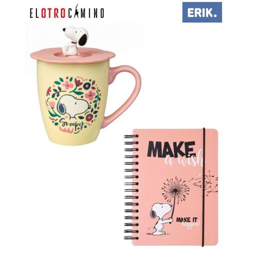 Set Taza y Libreta Snoopy Sweet Erik