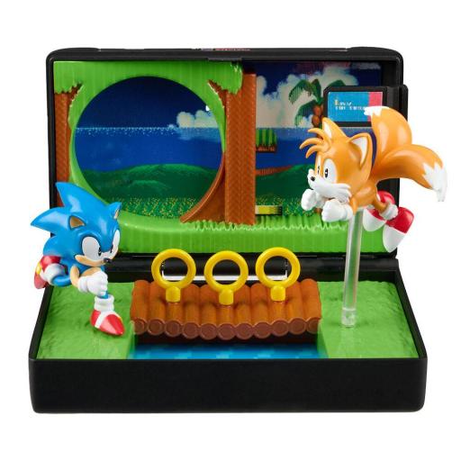 Set de 2 Dioramas Sonic the Hedgehog 2 y 3 Console Heroes [2]