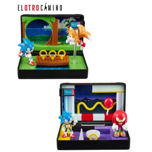Set de 2 Dioramas Sonic the Hedgehog 2 y 3 Console Heroes