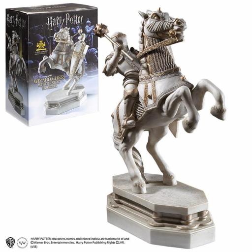 Soporte de libros Harry Potter Ajedrez Caballero Blanco 20 cm