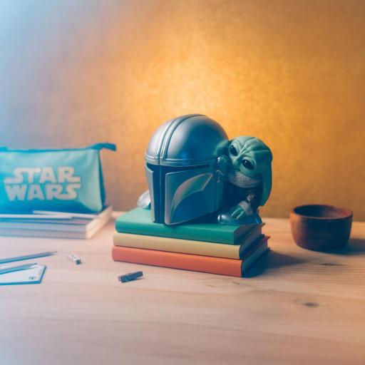 Sujetalibros 3D Star Wars The Mandalorian Erik 15 cm [4]
