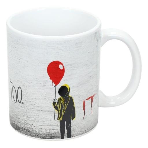 Taza + Llavero IT Pennywise You'll Float Too SD Toys  [2]