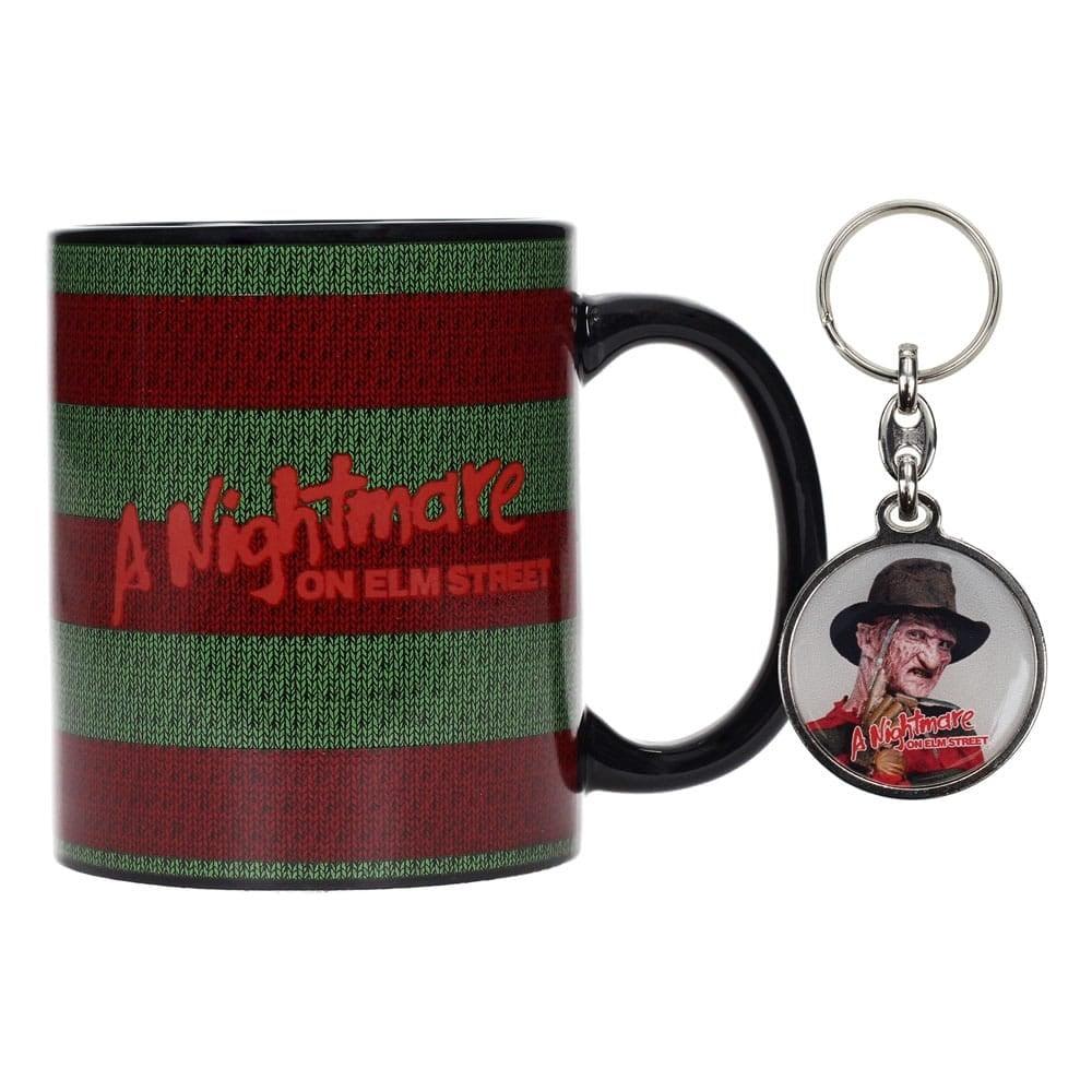 Taza + Llavero Pesadilla en Elm Street Freddy SD Toys