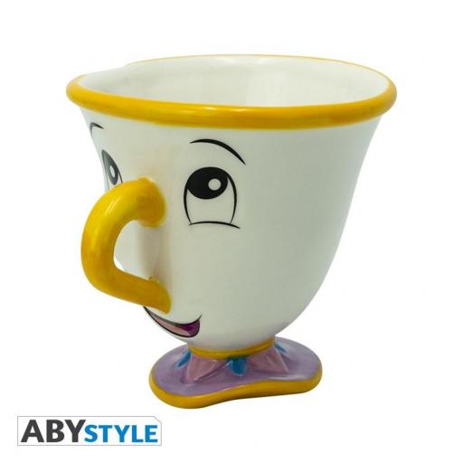 Taza 3D Disney La Bella y la Bestia Chip 250 ml