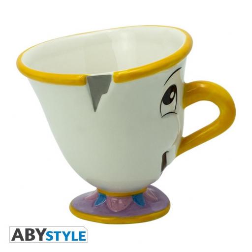 Taza 3D Disney La Bella y la Bestia Chip 250 ml [2]