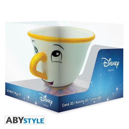 Taza 3D Disney La Bella y la Bestia Chip 250 ml [3]