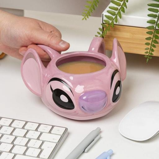 Taza 3D Lilo y Stitch Angel 460ml [3]