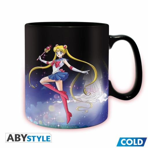 Taza Térmica Sailor Moon Usagi Tsukino & Chibi Abystyle  [1]