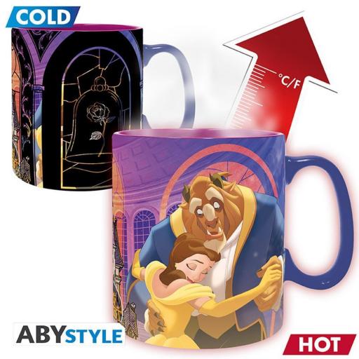 Taza térmica Disney La Bella y la Bestia 460 ml