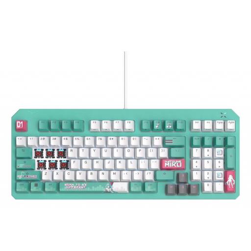 Teclado Hatsune Miku Edition RGB Tuf Gaming K3 GEN II ASUS [1]