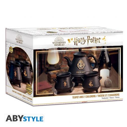 Set Tetera y 2 Tazas Harry Potter Hogwarts Calderos [3]