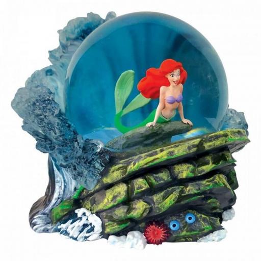 Figura La Sirenita Ariel Bola de Cristal 19 cm