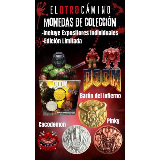 Pack 4 Réplicas Doom Merchandising Collection [3]