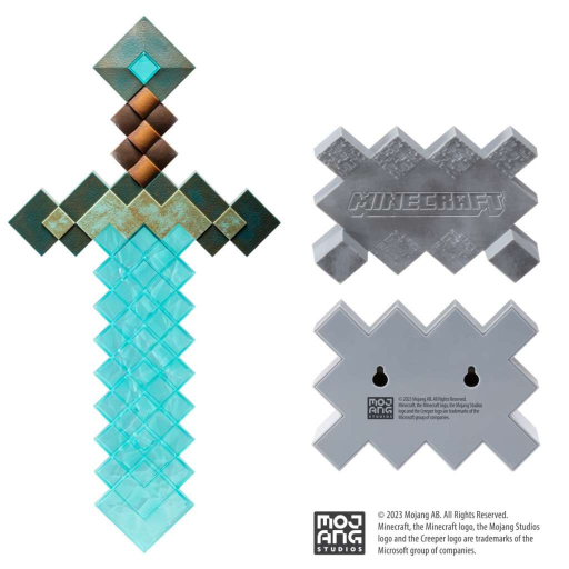 Réplica Minecraft Espada de Diamante 20 cm [2]