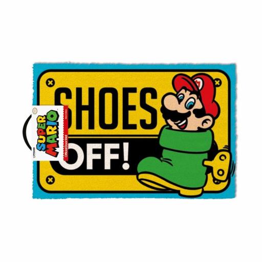 Felpudo Super Mario Shoes Off