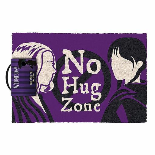 Felpudo Wednesday Addams No Hug Zone  [0]