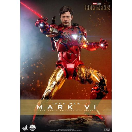 Figura Articulada Hot Toys Iron Man 2 Mark VI 48 cm [1]
