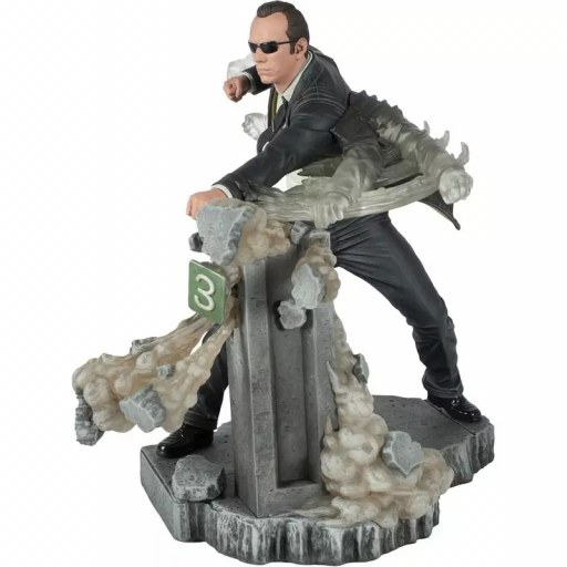 Figura The Matrix Agent Smith Diamond Select Deluxe 25 cm [2]