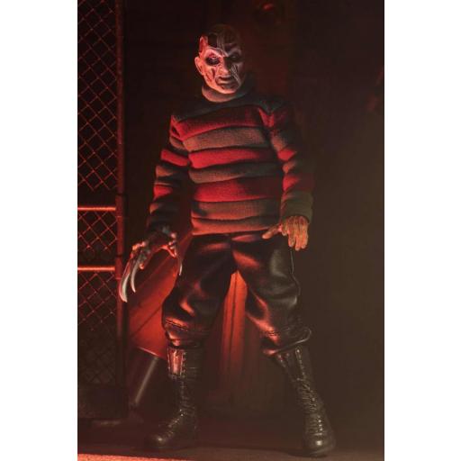 Figura articulada Neca Pesadilla en Elm Street Freddy Krueger ropa tela 20 cm [2]