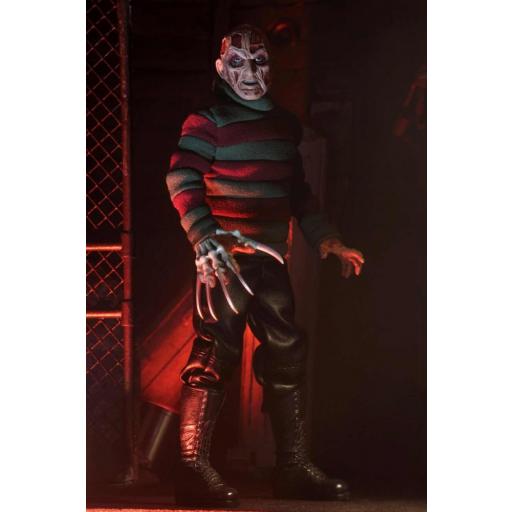 Figura articulada Neca Pesadilla en Elm Street Freddy Krueger ropa tela 20 cm [1]