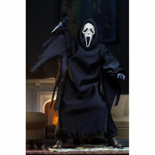Figura articulada Neca Scream Ghostface ropa tela 20 cm