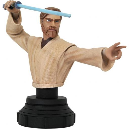 Figura Busto Diamond Select Star Wars The Clone Wars Obi Wan 15 cm