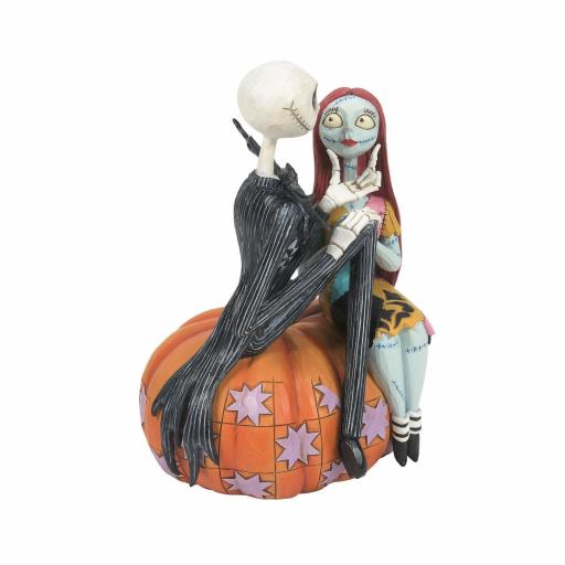 Figura Disney Pesadilla Antes de Navidad Jack y Sally Calabaza Enesco 16 cm [2]