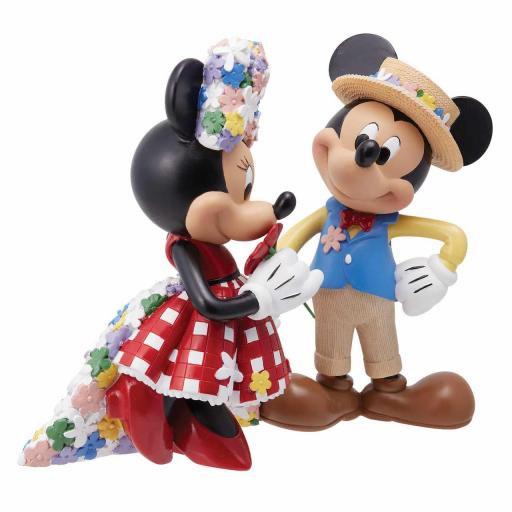 Figura Enesco Disney Mickey Mouse & Minnie Floral 16 cm [2]