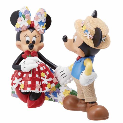 Figura Enesco Disney Mickey Mouse & Minnie Floral 16 cm [1]