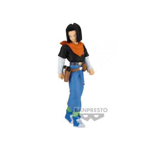 Figura Dragon Ball Z Android 17 Solid Edge Works Banpresto 17 cm