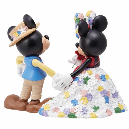Figura Enesco Disney Mickey Mouse & Minnie Floral 16 cm [3]