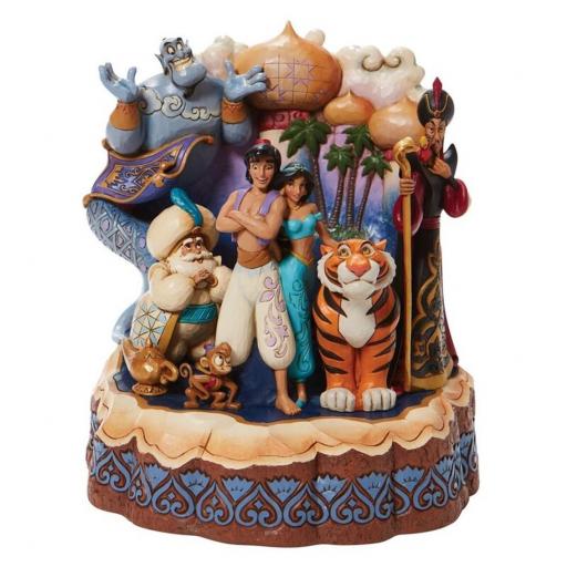 Figura Diorama Enesco Disney Aladdin Personajes 19 cm