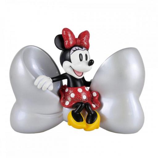 Figura Enesco Disney 100 Aniversario Minnie Mouse Lazo 12 cm