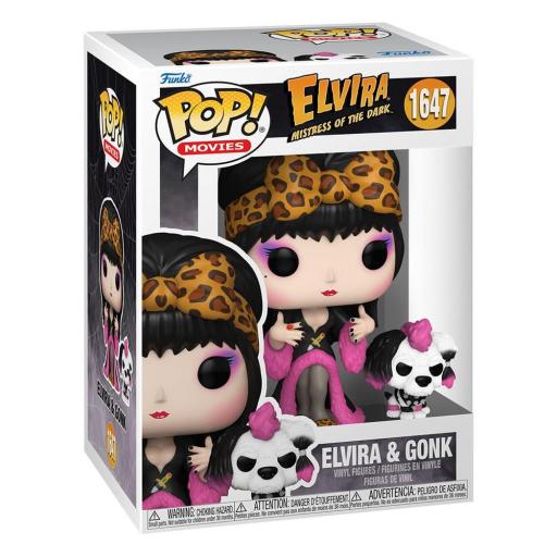 Figura Funko Pop! Elvira Mistress of the Dark Elvira & Gonk 9 cm  [1]