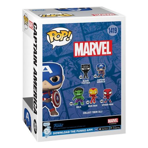 Figura Funko Pop! Capitan America New Classics Marvel 9 cm [2]