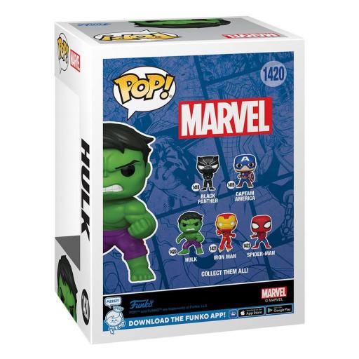 Figura Funko Pop! Hulk New Classics Marvel 9 cm [2]