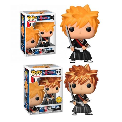 Figura Funko Pop! Bleach Ichigo Chase Metálica Aleatoria 9 cm [0]