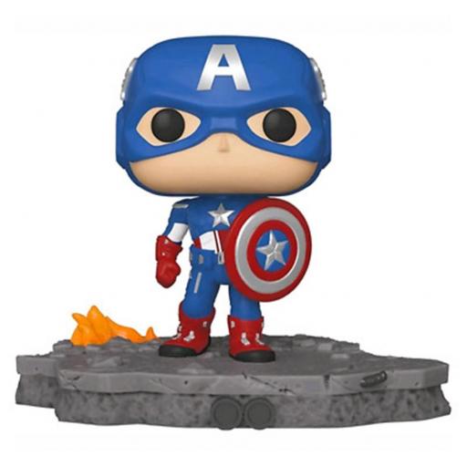 Figura Funko Pop! Marvel Los Vengadores Capitán América Assemble Edición Especial 9 cm