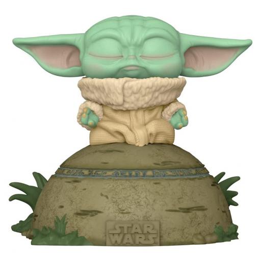 Figura Funko Pop! Star Wars The Mandalorian Baby Yoda Force Deluxe 15 cm