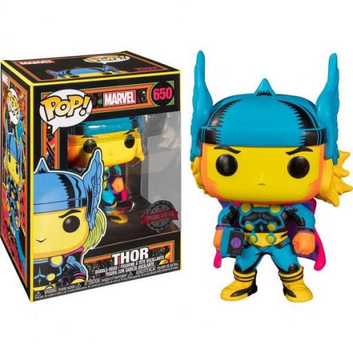 Figura Funko Pop! Avengers Thor Black Light Marvel 9 cm