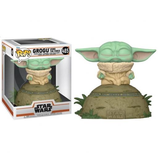 Figura Funko Pop! Star Wars The Mandalorian Baby Yoda Force Deluxe 15 cm [1]