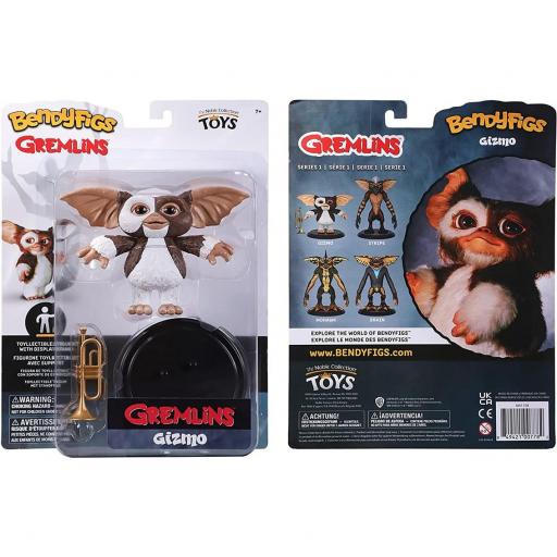 Figura The Noble Collection Gremlins Bendyfigs Gizmo 7 cm [3]