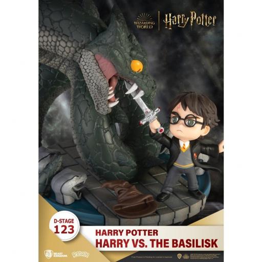 Figura Harry Potter VS Basilisco D-Stage 16 cm [1]