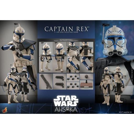 Figura Articulada Hot Toys Star Wars: Ahsoka Captain Rex 30 cm