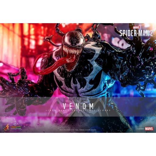 Figura Articulada Hot Toys Spider Man 2 Videogame Masterpiece  Venom 53 cm
