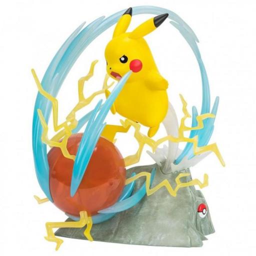 Figura Pokemon Pikachu Deluxe con Luz 25 Aniversario 33 cm