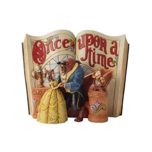 Figura Bella y la Bestia Storybook Disney Enesco 16 cm