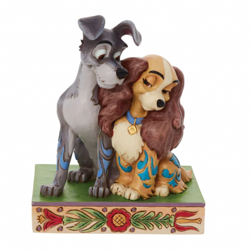 Figura La Dama y el Vagabundo Disney Enesco 11 cm