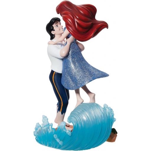 Figura La Sirenita Ariel & Príncipe Eric en Ola 27 cm [2]