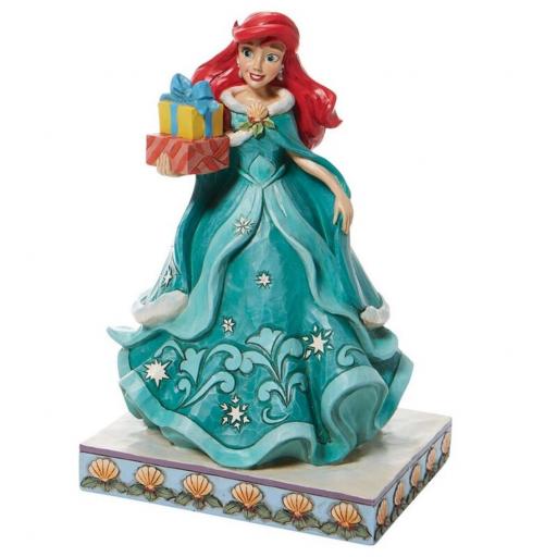 Figura Enesco Disney La Sirenita Ariel con Regalos 18 cm [0]